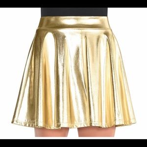 Gold skirt